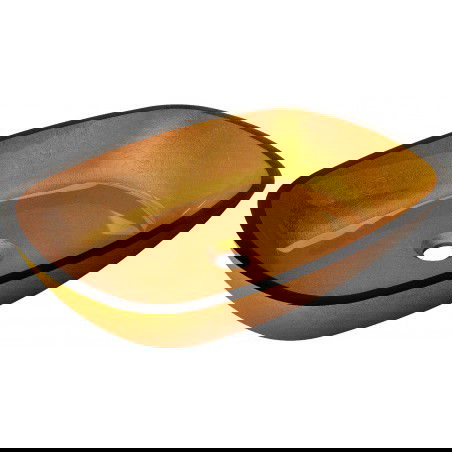 Mexen Araks lavabo da appoggio in vetro 54 x 39 cm, oro - 24155450