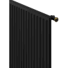 Mexen CVH10 Hygiene Panel Radiator 400 x 2800 mm, Bottom Connection, 1210 W, Black - W610H-040-280-70