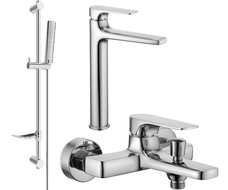 Mexen Lynx DF72 set bagno, cromato - 745913DF72-00