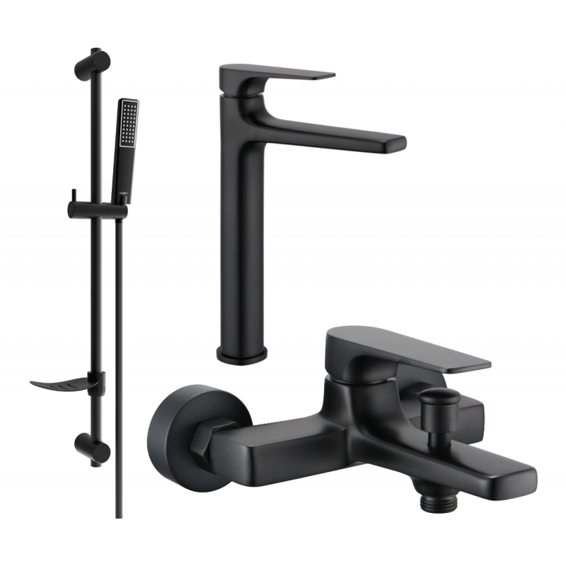 Mexen Lynx DF72 ensemble de bain, noir - 745913DF72-70