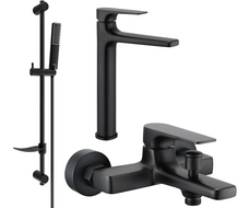 Mexen Lynx DF72 conjunto de bañera, negro - 745913DF72-70