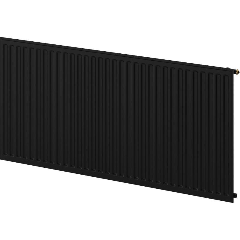 Mexen CVH10 Hügieeniline paneelradiaator 500 x 3000 mm, alumine ühendus, 1589 W, must - W610H-050-300-70
