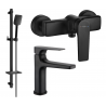 Mexen Lynx DQ62 set doccia, nero - 745904DQ62-70