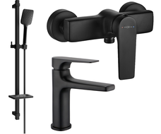 Mexen Lynx DQ62 set doccia, nero - 745904DQ62-70