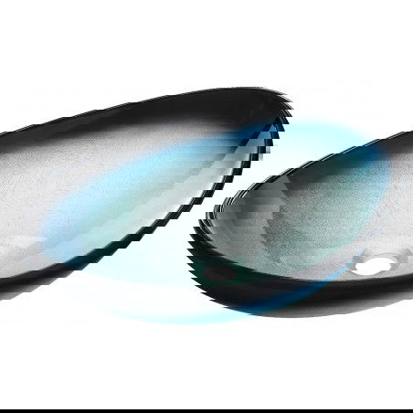 Mexen Sonia steklena umivalnik nadpultna 54 x 37 cm, modra - 24145447