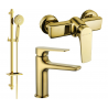 Mexen Lynx DQ40 set doccia, oro - 745904DQ40-50