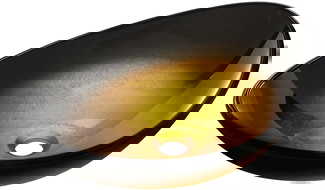 Mexen Sonia Glas-Dësch-Ëmgank 54 x 37 cm, donkelgëllen - 24145451