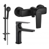 Mexen Lynx DQ40 ensemble de douche, noir - 745904DQ40-70