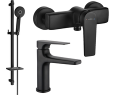 Mexen Lynx DQ40 set doccia, nero - 745904DQ40-70