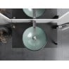Mexen Mira klaasist countertop kraanikauss 42 x 42 cm, hõbedane - 24124211