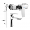 Mexen Lynx DF62 shower set, chrome - 745904DF62-00