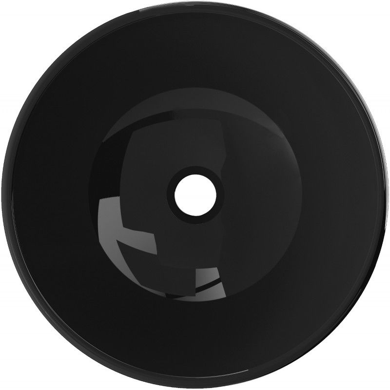 Mexen Mira stikla uzgalda izlietne 42 x 42 cm, melna - 24124270