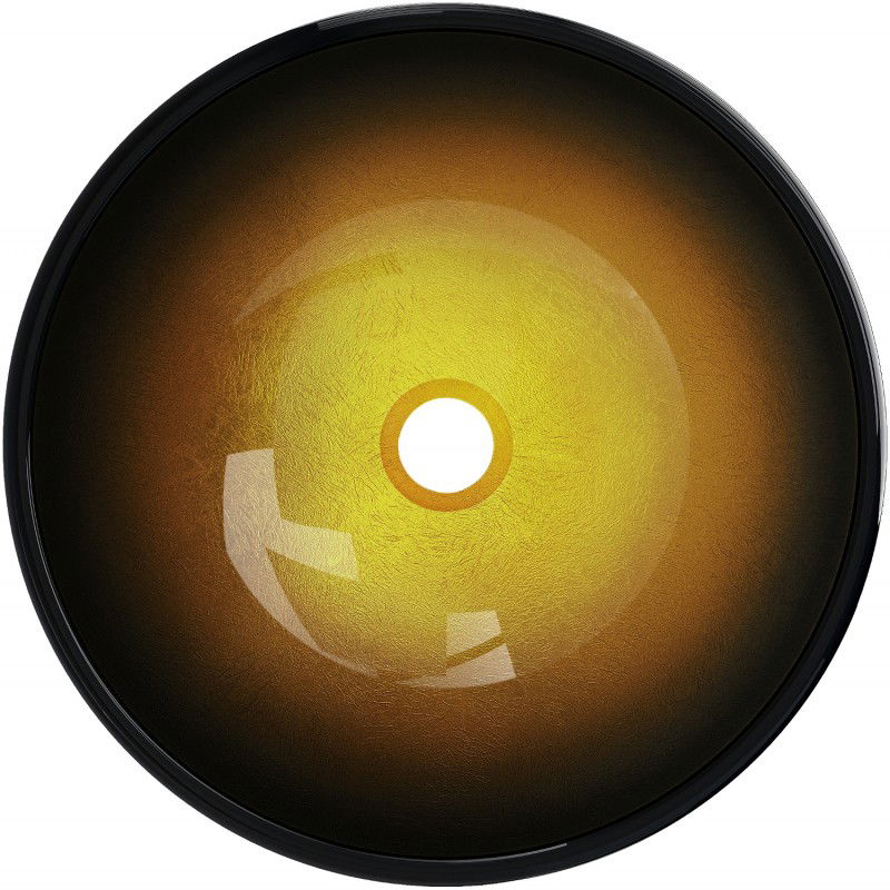 Mexen Mira glashandfat ovanpå bänken 42 x 42 cm, mörk guld - 24124251