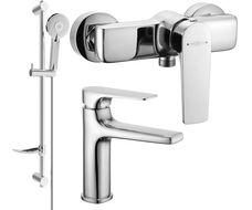 Mexen Lynx DF40 Duschset, Chrom - 745904DF40-00