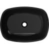 Mexen Araks lavabo en verre sur plan 54 x 39 cm, noir - 24155470