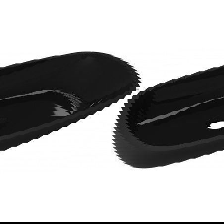 Mexen Araks lavabo de vidrio sobre encimera 54 x 39 cm, negro - 24155470