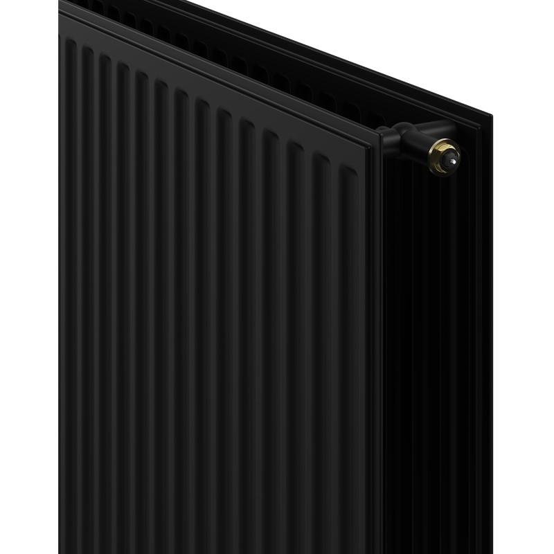 Mexen CVH20 Hügieeni paneelradiaator 600 x 1100 mm, alumine ühendus, 1209 W, must - W620H-060-110-70