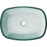 Mexen Araks lavabo en vaso sobre encimera 54 x 39 cm, plateado - 24155411