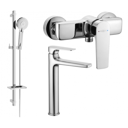 Mexen Lynx DQ40 ensemble de douche, chromé - 745914DQ40-00