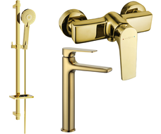 Mexen Lynx DQ40 ensemble de douche, doré - 745914DQ40-50
