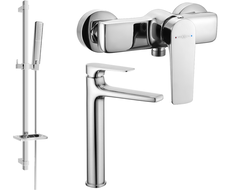 Mexen Lynx DQ72 set doccia, cromo - 745914DQ72-00