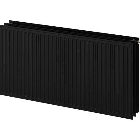 Mexen CVH30 Hygiene Heizkörper plattenförmig 300 x 800 mm, unterer Anschluss, 698 W, schwarz - W630H-030-080-70