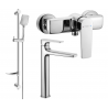 Mexen Lynx DF62 shower set, chrome - 745914DF62-00