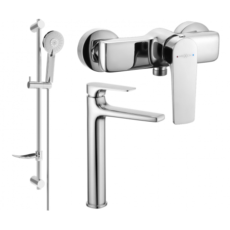 Mexen Lynx DF40 Duschset, krom - 745914DF40-00