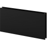 Mexen CVHF20 Hygiene Flachheizkörper 400 x 1600 mm, untere Anschlüsse, 1151 W, schwarz - W620HF-040-160-70