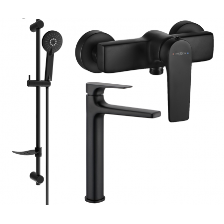 Mexen Lynx DF40 set doccia, nero - 745914DF40-70