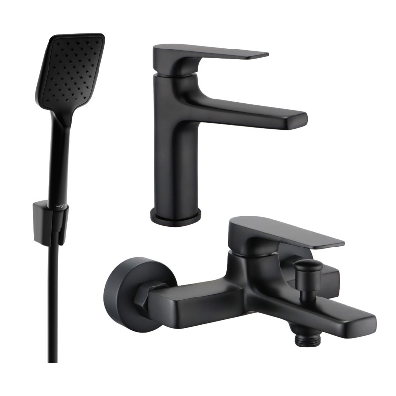 Mexen Lynx R62 vannikomplekt, must - 745903R62-70