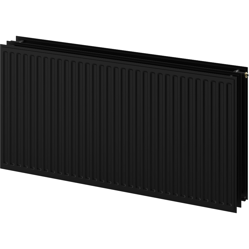 Mexen CVH30 Hygiene Heizkörper 400 x 1000 mm, untere Anschlüsse, 1096 W, schwarz - W630H-040-100-70