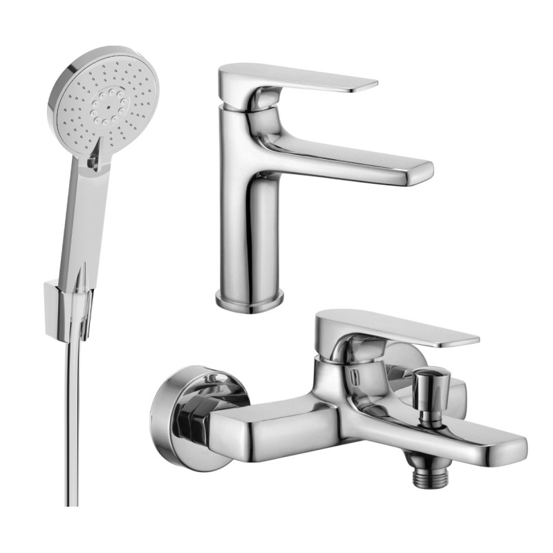 Mexen Lynx R40 set kade, krom - 745903R40-00