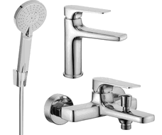 Mexen Lynx R40 ensemble de bain, chrome - 745903R40-00
