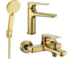 Mexen Lynx R40 Badewannenset, gold - 745903R40-50