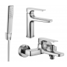 Mexen Lynx R72 ensemble de baignoire, chrome - 745903R72-00