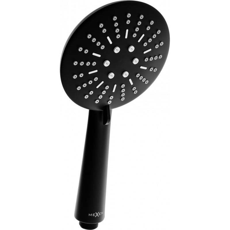 Mexen R-67 3-functie handdouche, zwart - 79567-70