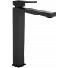Mexen Uno high washbasin faucet, black - 71410-70