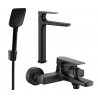 Mexen Lynx R62 conjunto de bañera, negro - 745913R62-70