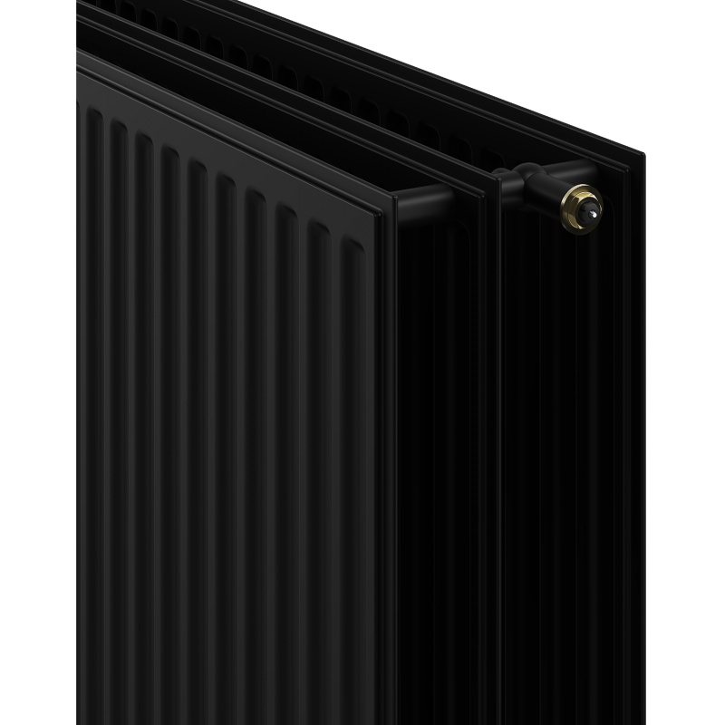 Mexen CVH30 Radiateur hygiénique à plaques 500 x 1100 mm, raccordement inférieur, 1426 W, noir - W630H-050-110-70