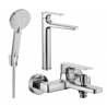 Mexen Lynx R40 bath set, chrome - 745913R40-00