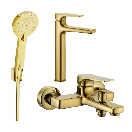 Mexen Lynx R40 ensemble de baignoire, doré - 745913R40-50