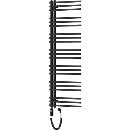 Mexen Neptun elektrisk radiator 1400 x 500 mm, 600 W, svart - W101-1400-500-2600-70