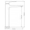 Mexen Lynx R40 vannitoa komplekt, must - 745913R40-70