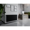 Chauffage plat Mexen CVHF20 Hygiene 600 x 900 mm, connexion inférieure, 903 W, noir - W620HF-060-090-70