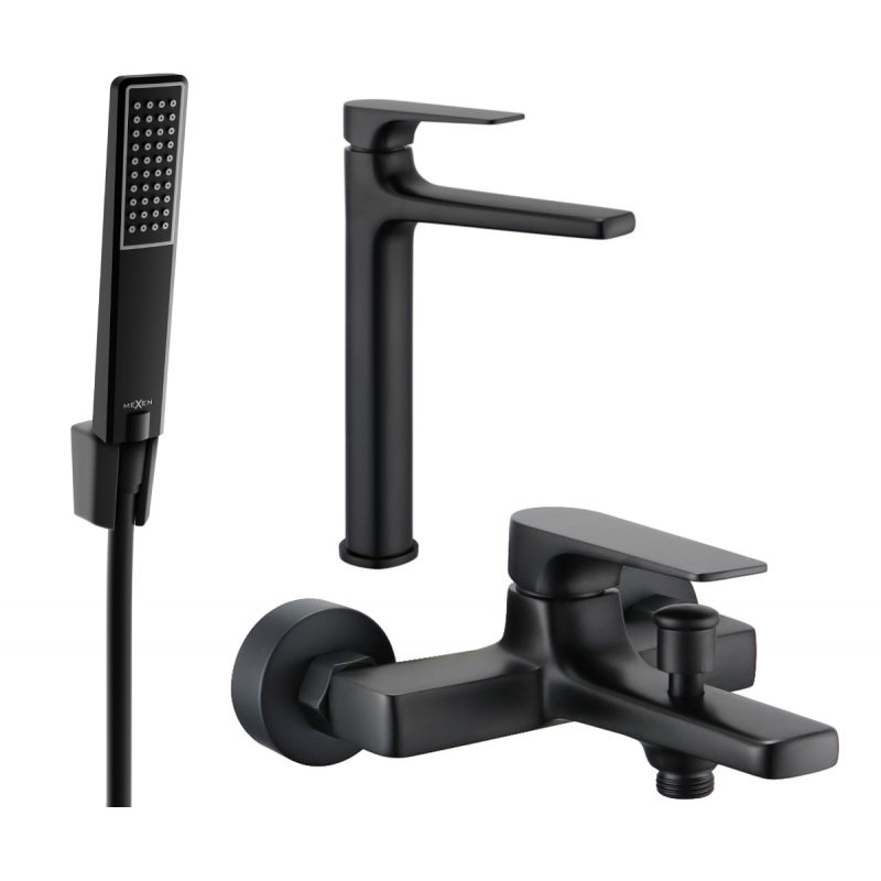 Mexen Lynx R72 Badeset, schwarz - 745913R72-70