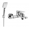 Mexen Lynx R62 bath mixer with shower set, chrome - 74593R62-00