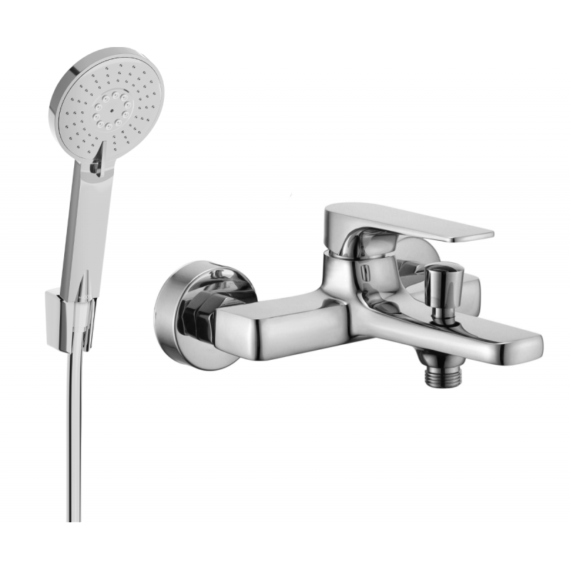 Mexen Lynx R40 Badwannkran mat Dusche Set, Chrom - 74593R40-00