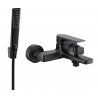 Mexen Lynx R72 batería de bañera con conjunto de ducha, negra - 74593R72-70
