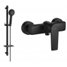 Mexen Lynx DQ40 mitigeur pour douche avec ensemble de douche, noir - 74594DQ40-70